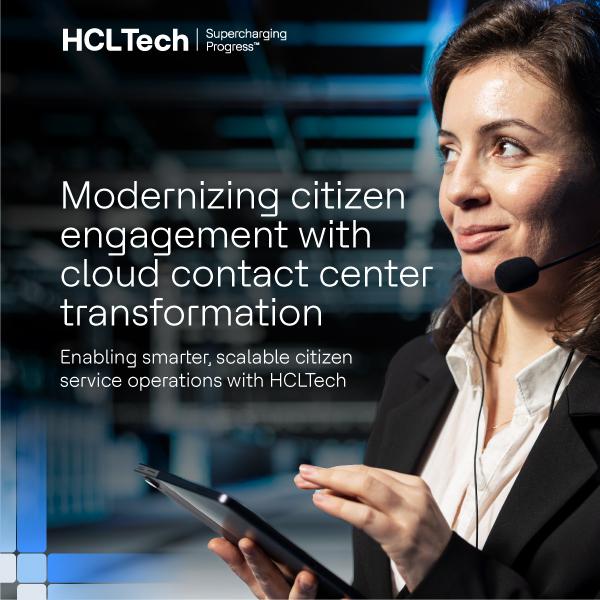 hcltech's tweet photo. 🏛️ Learn how we helped a large municipal utilities organization modernize its contact center environment, making it more scalable, intelligent and better equipped to deliver seamless citizen engagement.

By implementing Webex Contact Center, workforce management integration and cloud-based operations, we enhanced delivery of citizen service operations, optimized agent productivity and improved citizen experience.

Read the full case study to learn how AI-enabled contact center transformation can help elevate customer and citizen engagement: https://t.co/YMpPxEUjA4 

#ContactCenter #CitizenExperience #CustomerExperience #CCaaS