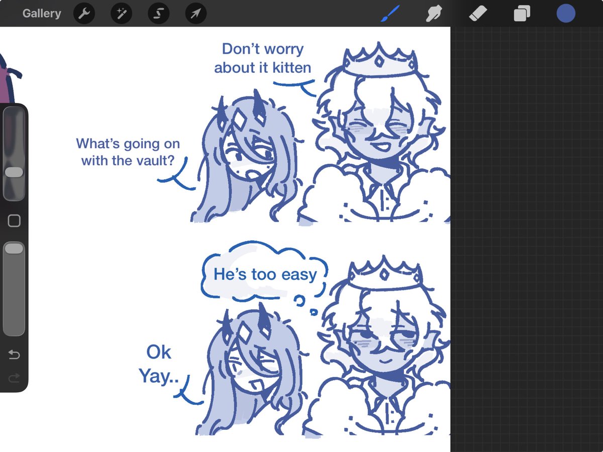 Ivyy_end's tweet photo. 👑😈 art

Yeah don’t worry 😈 there’s absolutely nothing going on with the vault!! 👑 would never lie to you!!!😊🫶
 #bbtwt https://t.co/uNyZ8FB2hV