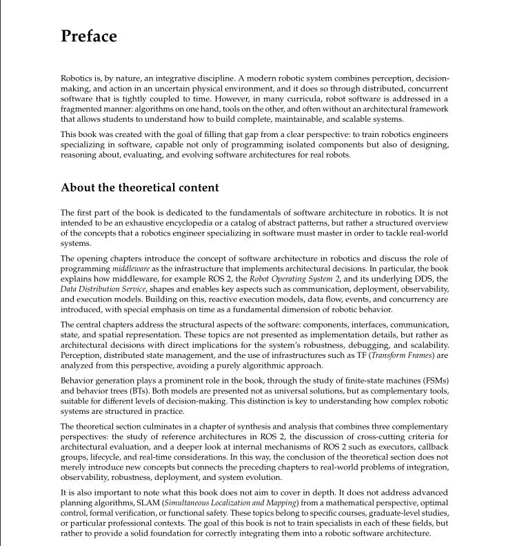 Fmrico's tweet photo. Today, Rodrigo and I submitted the English manuscript for our new book to the publisher Taylor &amp; Francis/Routledge. It was a challenging project into which we poured our best efforts to create a useful book for future engineers around the world 🤓

Enjoy it! https://t.co/jNvVhInxa7