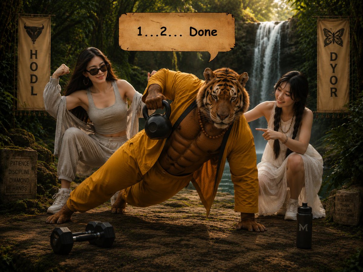 Hwang_Zi1's tweet photo. pressure reveals the build.
rep by rep, breath locked, no shortcuts.
they can watch, they can point — you still execute. 🐅🏋️
@quipnetwork @sleepagotchi @nasun_io https://t.co/R0jpVmp3y9