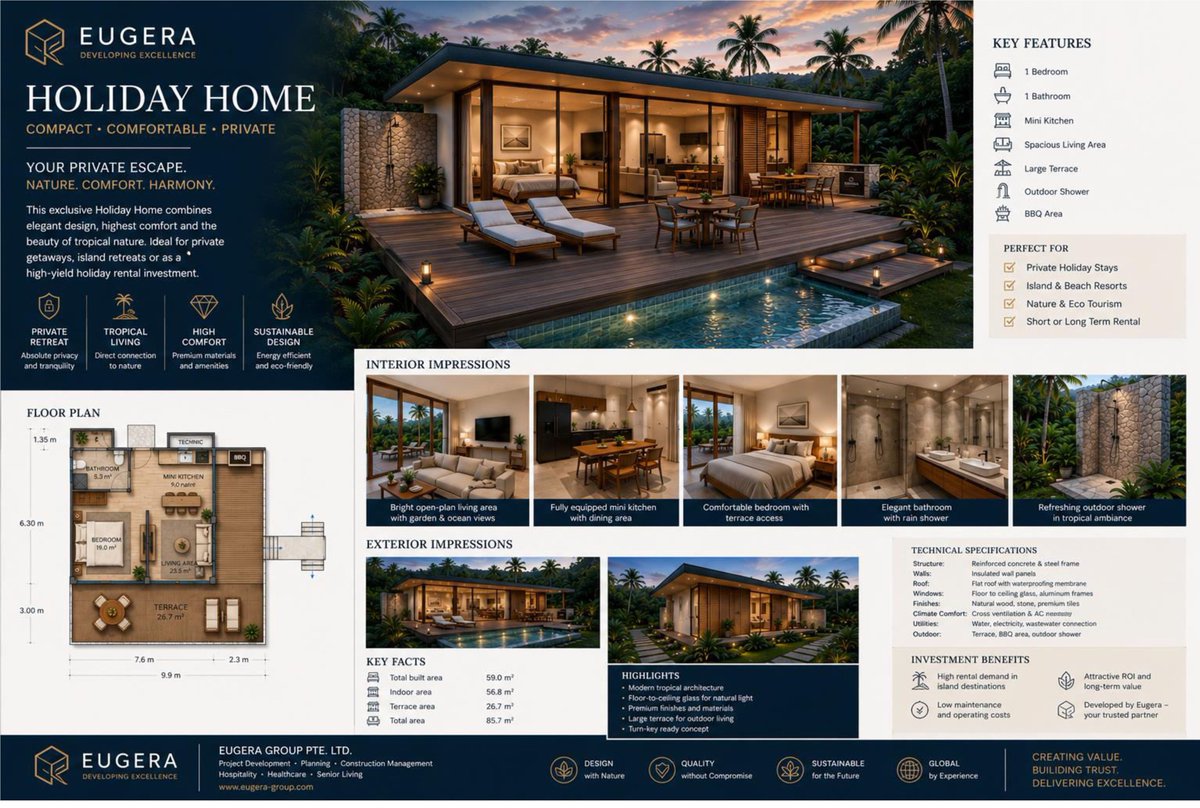 eugera's tweet photo. Exclusive Investment Opportunity – Lombok, Indonesia
Own Your Private Holiday Home with Guaranteed Rental Income
An exclusive investment in one of Indonesia's most attractive emerging tourism destinations. https://t.co/yiBQ40lWcR