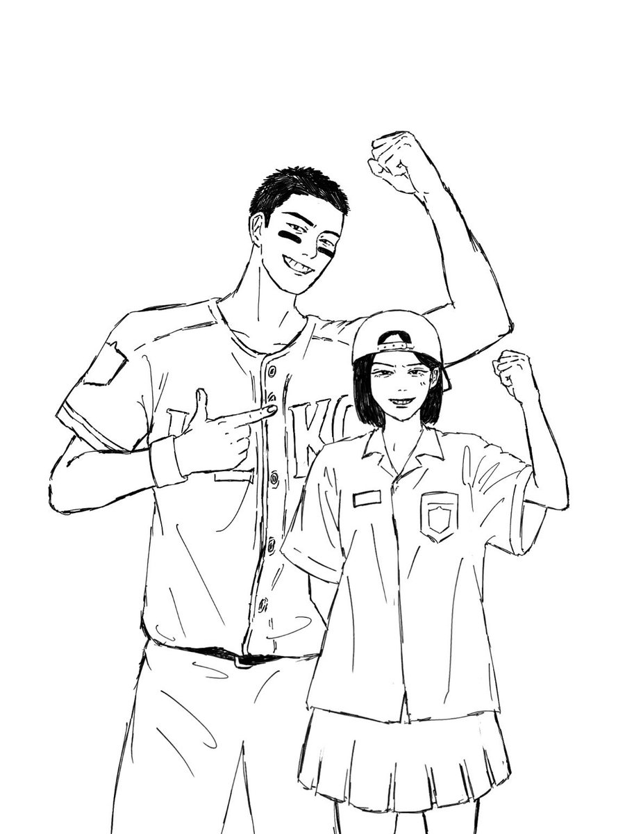 MimyoYY's tweet photo. 여름이었다…✨
⚾️❤️🧢

#oc #color #drawingㅤㅤ #baseball #highschool #memories #digitalartㅤㅤㅤㅤ #light #athlete #friendship #cp #couple https://t.co/wAFSwUj8K1