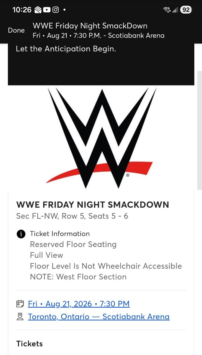 gamedropspops's tweet photo. @StuBennett hey mate about a month my wife and I will be there at #Smackdown in #Toronto would n't mind having a freestyle rap battle with you #BroUce lol https://t.co/X5EbWCWSnk