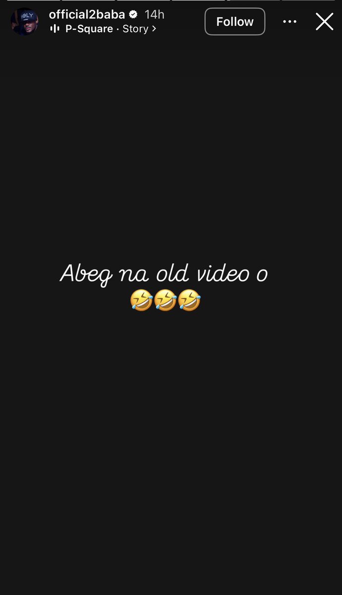 NOTJUSTOK's tweet photo. 2Baba debunks rumors of reconciliation with ex wife, Annie via IG Story. https://t.co/H3KlQBgP4o