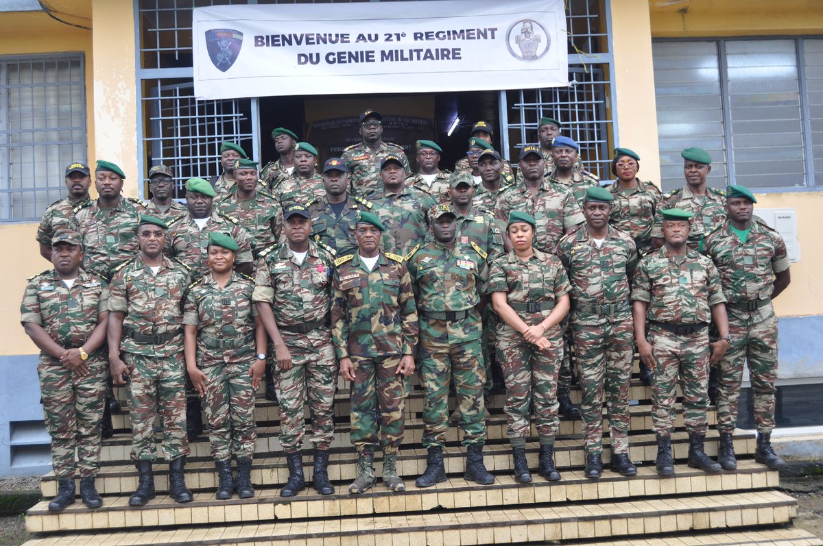 armeedeterre237's tweet photo. Le Général de Division CEMAT a conduit, du 13 au 15 juillet 2026, une délégation de responsables de l’EMAT dans le cadre d’une mission d’inspection et d’évaluation des formations de l’Armée de Terre stationnéesdans la RMIA 2. https://t.co/ALUvLDXJA3