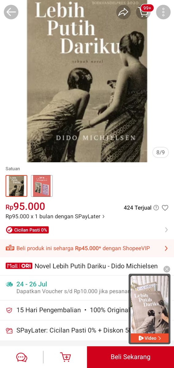 cconuu's tweet photo. @akusathings Hai Kak, aku izin ikut yaa! Aku sangat ingin buku Lebih Putih Dariku, karena sangat sangat penasaran sekali dengan isinya. Selain itu, buku ini juga wishlist aku dari lama😋☝🏻 https://t.co/ZzYCcuXYae