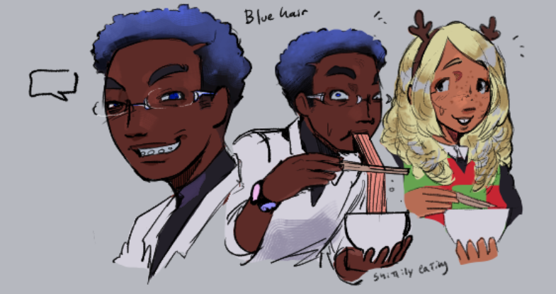 Sketchalicious1's tweet photo. my biggest flaw as an artist is how everybody low key has  Same Facee  Syndrome   He  Doesnt  Look  nerdy enough  But do  yall see my  Vision .  like  2017  lets play  Youtuber vibe  #deltarune #berdly #noelleholiday https://t.co/ax8XypRPu4