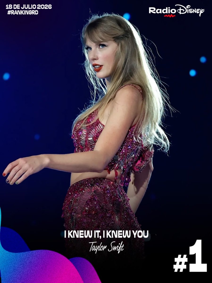 TheTSDaily's tweet photo. 🚨| Taylor Swift’s “I Knew It, I Knew You” reaches #1 on Radio Disney México! 🏆 https://t.co/HkAQjXa737
