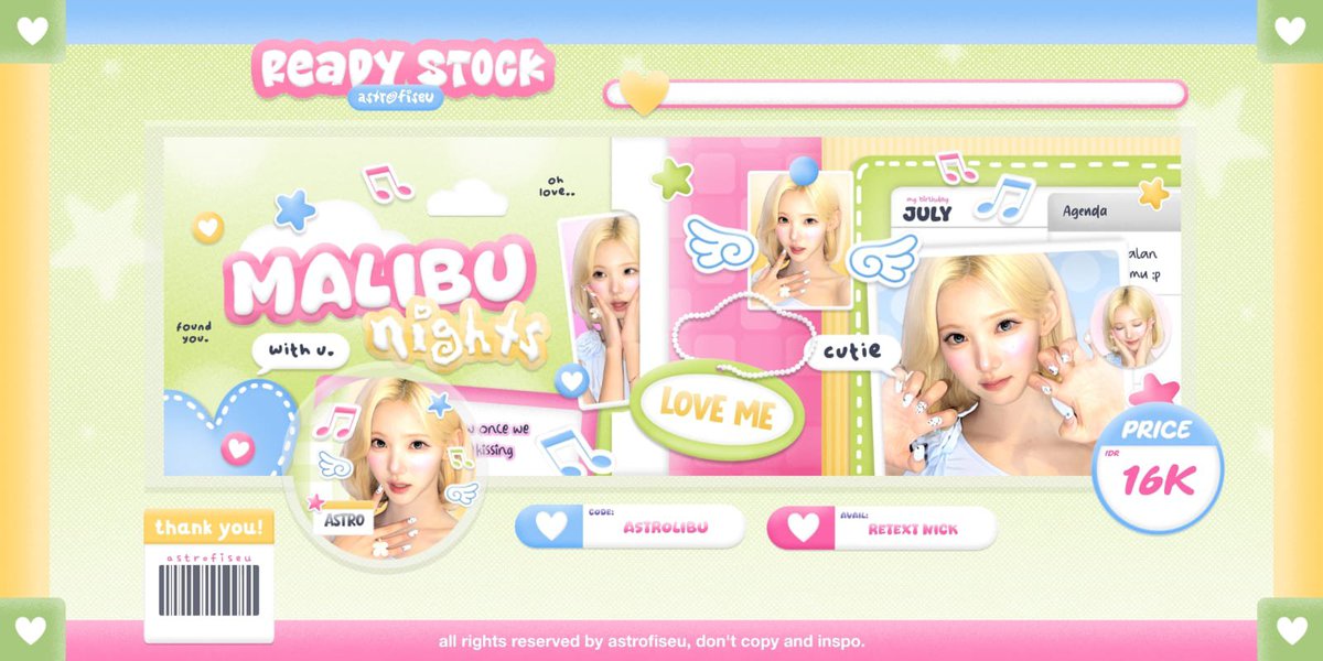 astrofiseu's tweet photo. ੭୧ help rt &amp;  jajank . . 𖹭

ʚ hayyik cabats ‼️ ૮ . ̫ . ა 🍥 ๑ astro membawakan layout siap pakai H2H♡ 🎀 mari jemput bayik ini &amp; avail retext nick  ₍ᐢ‥ᐢ₎ . . ☆ ꒰ᐢ⸝⸝⸝⸝ᐢ꒱ #bealanja https://t.co/X7mnM1D29x