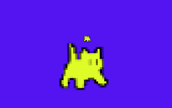 PyxlCat's tweet photo. the cat the chain didn't finish rendering
uploaded during a lag spike, half the frames never arrived $PYXL Ca : 

0x1f0106635bd63662908e431dd765581a45e370f8 https://t.co/T353gybKMj