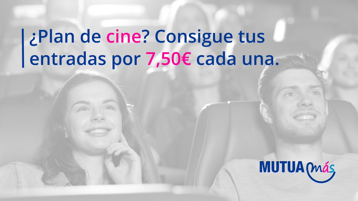 Mutua_responde's tweet photo. 🎬🍿 ¿Te apetece una tarde de peli y palomitas? ¡Con MutuaMás es muy fácil y económico! 
1️⃣ Entra en la app y compra tus códigos de cine. 
2️⃣ Canjéalos directamente en la web o en la taquilla de tu cine favorito al elegir tu sesión.

Más info aquí 👉https://t.co/Gu1NKjqoIE https://t.co/VempWEsss6