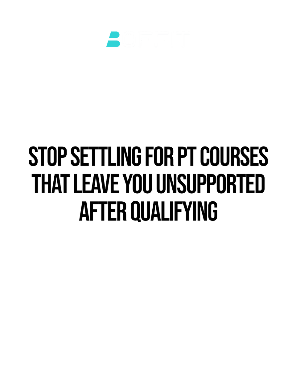 TeamBoffit's tweet photo. Biggest mistake: choosing a PT course without long-term support.

Most stop at qualification. BOFFIT goes further with membership, mentorship, and real-world readiness.

Own your future. Train best.

https://t.co/agh54Ua15S #personaltrainer #personaltraining https://t.co/mvHyyD8HdL