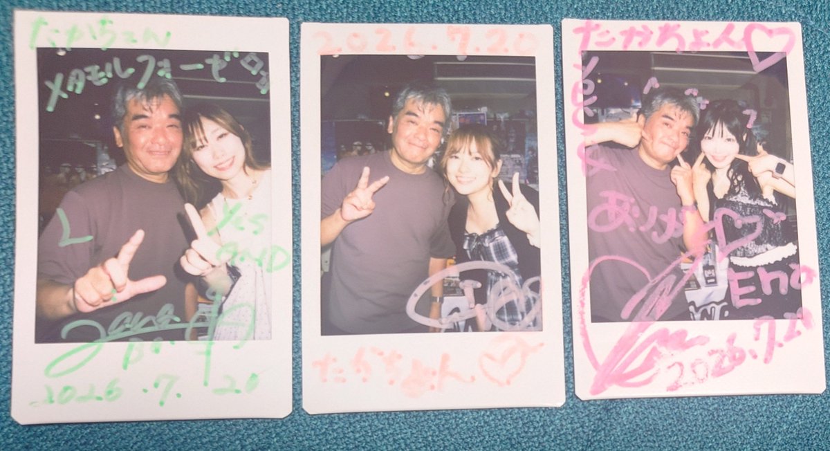 takasuiee_red5's tweet photo. チェキ
はるちょんバンド
はるち🐰(🎤)
早希ちゃん (Ba)
727 (🎸)
戌亥なつき🐶(🎸)
星菜 (🥁)
yesAND
Ena (🎤/🎸)
ゆーやん (🥁)
Laana (Ba)
天乞い
みん (🎸)
かわさきゆい (sup.🥁)
#はるちょん
#はるちしか勝たん
#さきんぽ
#なっちゃん
#yesAND
#天乞い https://t.co/aE3f3cuyyo