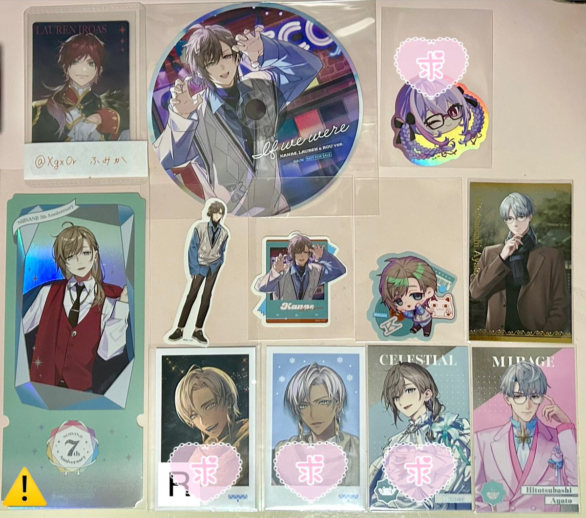 08_08e's tweet photo. @XgxOr はじめまして検索よりお声がけありがとうございます。
画像のものとの交換は可能でしょうか…?
ご検討頂けましたら幸いです！ https://t.co/ylH8aZphZE