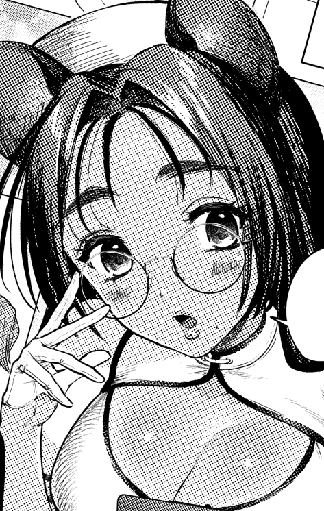 顔つき修正した
(1枚目:修正前 2枚目:修正後 )

もっと愛らしさをね! 
