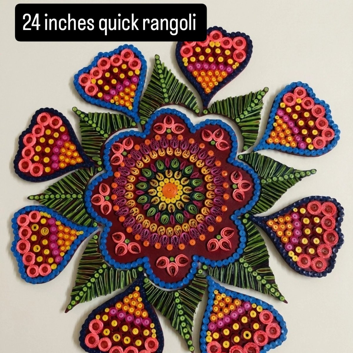 AnnuPartani's tweet photo. My recent artworks #PaperQuilling #mandala #hobby #aipan #rangoli https://t.co/PeoZ4GmpMt
