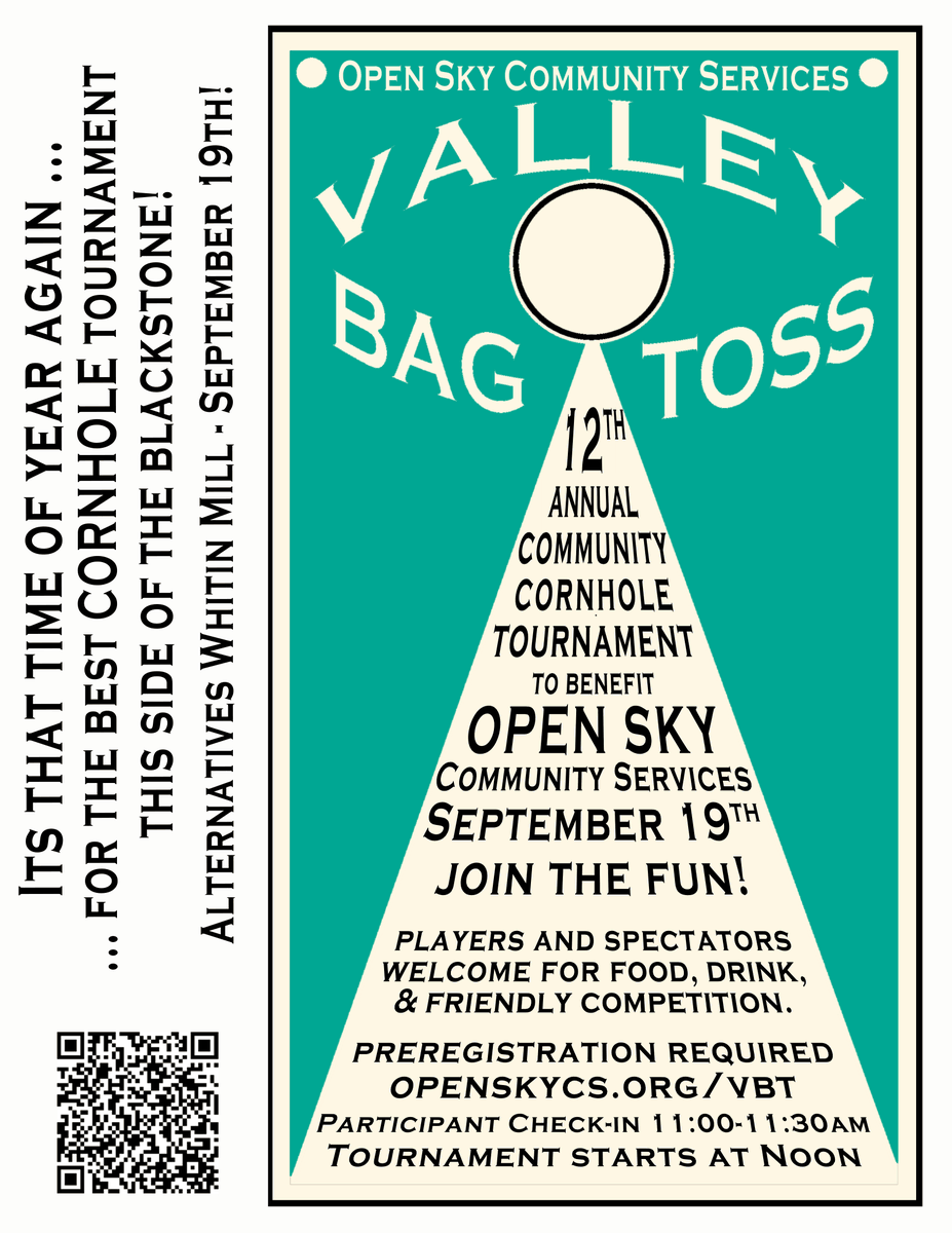 openskycsorg's tweet photo. Registration is OPEN for the 12th Annual Valley Bag Toss!

Ready to hit the boards?

🔗 Register today: https://t.co/2dZYrtvrCf

#ValleyBagToss #CornholeForACause #fundraiser #CommunityImpact #centralmassachusetts #blackstonevalley https://t.co/afn1IZnveT