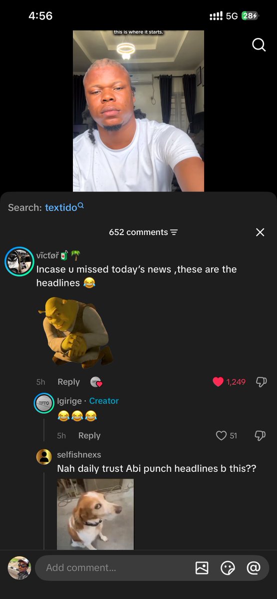 Leonardd1st's tweet photo. TikTok comments are so creative 😂😂 https://t.co/hNiutjgVYM