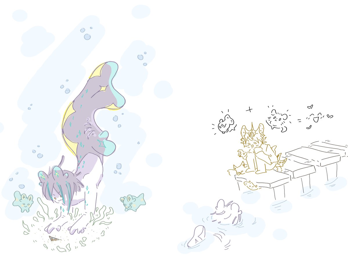 RIParatise's tweet photo. Alien Rui is one of my favourite cards... The joy... The whimsy... I turned him into a fish.

#prsk_FA #ruikasa https://t.co/bTdE5PKJI6