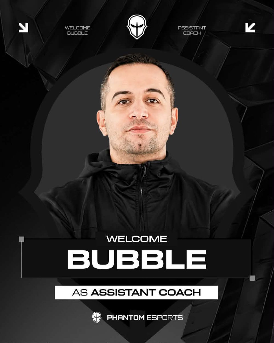 phnt_esports's tweet photo. 🇵🇱 Powiększamy nasz sztab szkoleniowy!

Z przyjemnością informujemy, że do naszego zespołu dołącza Kamen „bubble” Kostadinov, który obejmie rolę Assistant Coacha.

Witamy na pokładzie @bubbleCS22 🫡

🇬🇧We’re expanding our coaching staff!

We’re pleased to announce that Kamen “bubble” Kostadinov is joining our team as an Assistant Coach.

Welcome aboard, @bubbleCS22 🫡