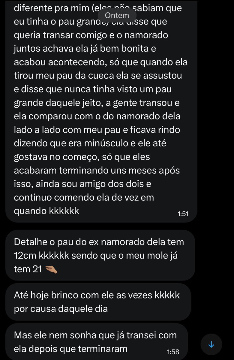 renatsizequeen's tweet photo. Queria ler relatos de amigos comparando pau pequeno vs grande alguém tem?  

Q amigÃO kkkkkkkk

 #PINTOSAWARDS #PINTOAWARD #PINTOAWARSDS #PINTOAWARDS #XOTASAWARDS #BUNDAAWARDS #PEITOSAWARDS #bbc https://t.co/Q3Y9MlosV5