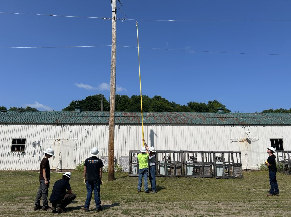 cmpco's tweet photo. Maine’s next generation of energy professionals is getting hands-on experience! CMP’s expanded 2026 Union Trade Internship Program welcomes 9 students for paid training in lineworker and substation operations.
https://t.co/DksMEewtbE https://t.co/roV0K2QUfn