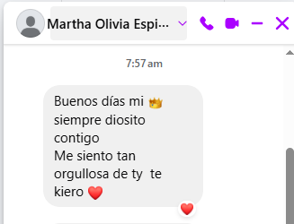 brenda_dte's tweet photo. No todos tienen la dicha de contar con una suegra como la mía, mensajes que sanan un poquito el corazón. ❤️ https://t.co/UnBkp0IM53