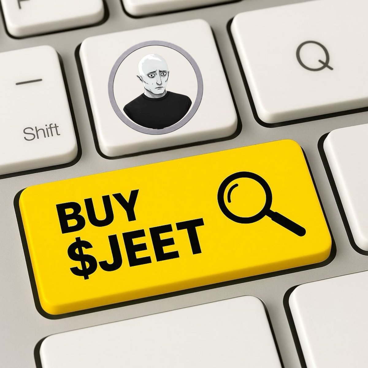 thejeethood's tweet photo. Dont be a jeeter. Just buy $JEET https://t.co/eemuDKXduU