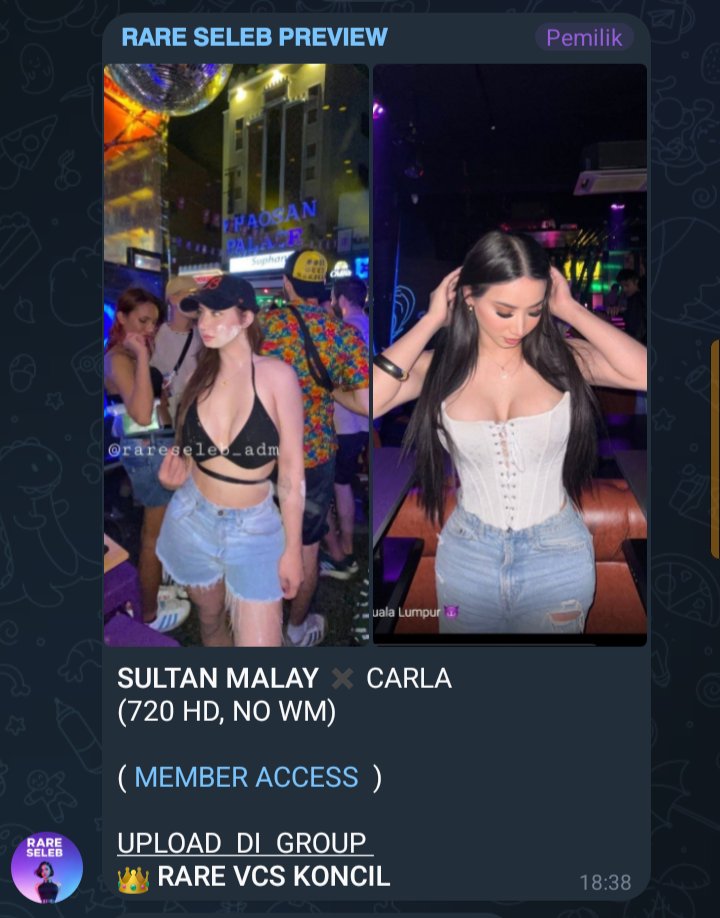 RARE_SELEB's tweet photo. SULTAN MALAY ✖️ CARLA
(720 HD, NO WM)

#sultan #koncil #vc #latestupdate https://t.co/82AMvjI2fi