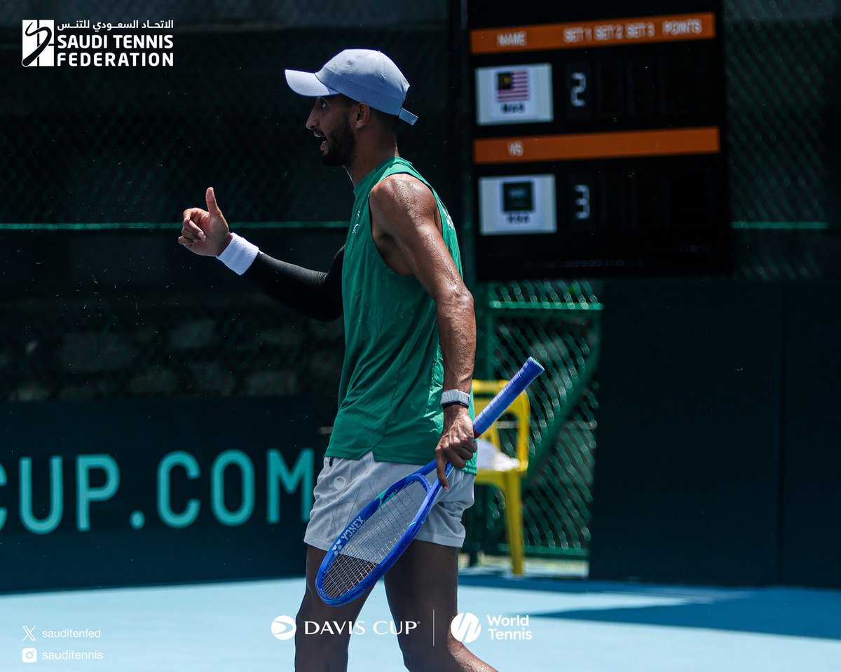 sauditenfed's tweet photo. من ملاعب كأس ديفيز.. إلى المجموعة العالمية🎾✅ https://t.co/jwE2xhd7SQ