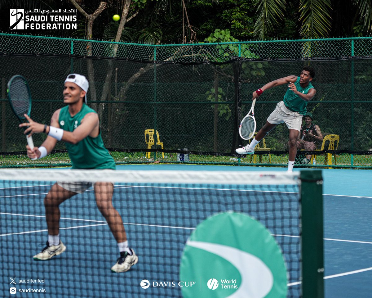 sauditenfed's tweet photo. من ملاعب كأس ديفيز.. إلى المجموعة العالمية🎾✅ https://t.co/jwE2xhd7SQ