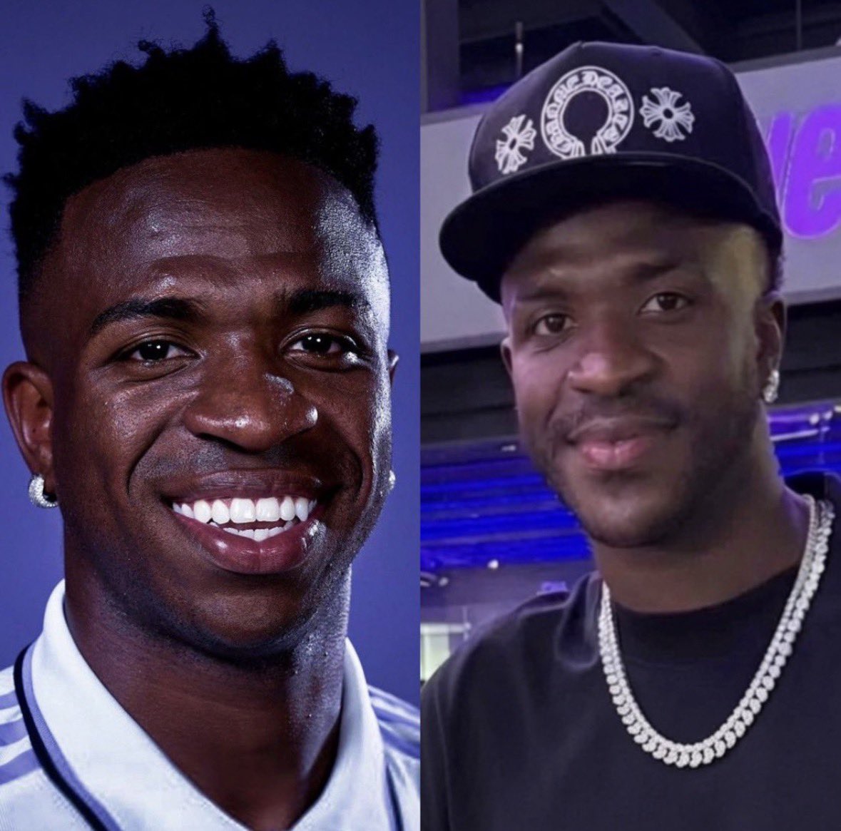 Aliano256's tweet photo. They bullied Vinicius junior look to the point he decided to get A CHIN AUGMENTATION

I can’t even blame my boy fr https://t.co/BJhaX9UGwN
