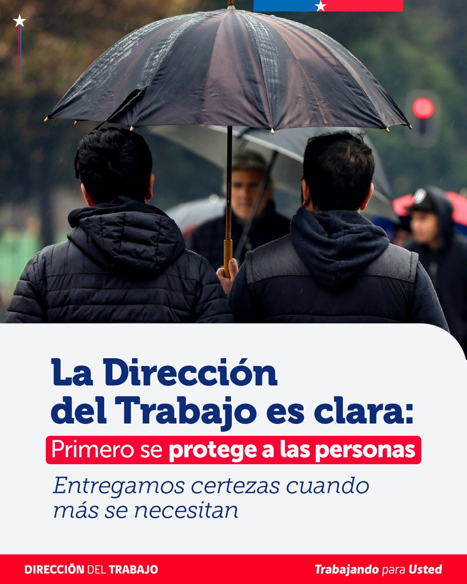 drtohiggins's tweet photo. ☔️🌧️LA DIRECCIÓN DEL TRABAJO ES CLARA
La ley permite el teletrabajo. Ante la contingencia, empleadores y trabajadores pueden acordarlo temporalmente, por escrito. Derechos y remuneraciones no se pueden reducir. 
https://t.co/I2hq4TiGoT https://t.co/yBJv3PVgKL
