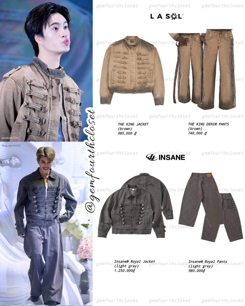gemfourthcloset's tweet photo. 18-19.07.26  Love In Light &amp; Believe In Love FanMeetings in China

✧ La Sol 
✧ Insane Clothing 

#GeminiFourth #เจมีไนน์โฟร์ท
#Gemini_NT #เจมีไนน์
#Fourthnattawat #โฟร์ทณัฐวรรธน์ https://t.co/jlKBo7ZhHD