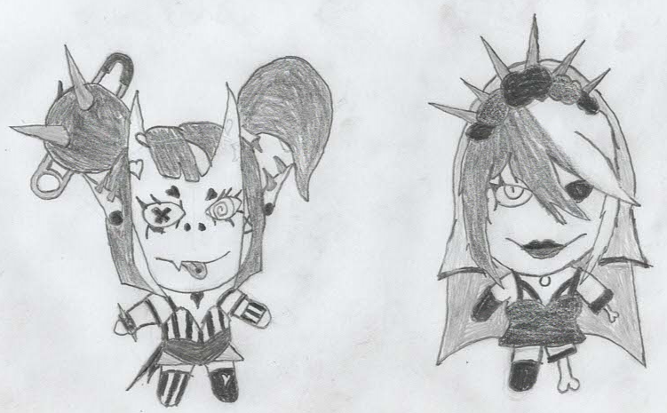 LordWalleo's tweet photo. Two besties show up in their gremlin form, what do you do? Freak out? #artyara #ellasketch @eyarablep @HereLiesElla https://t.co/x4AtXbB9kK