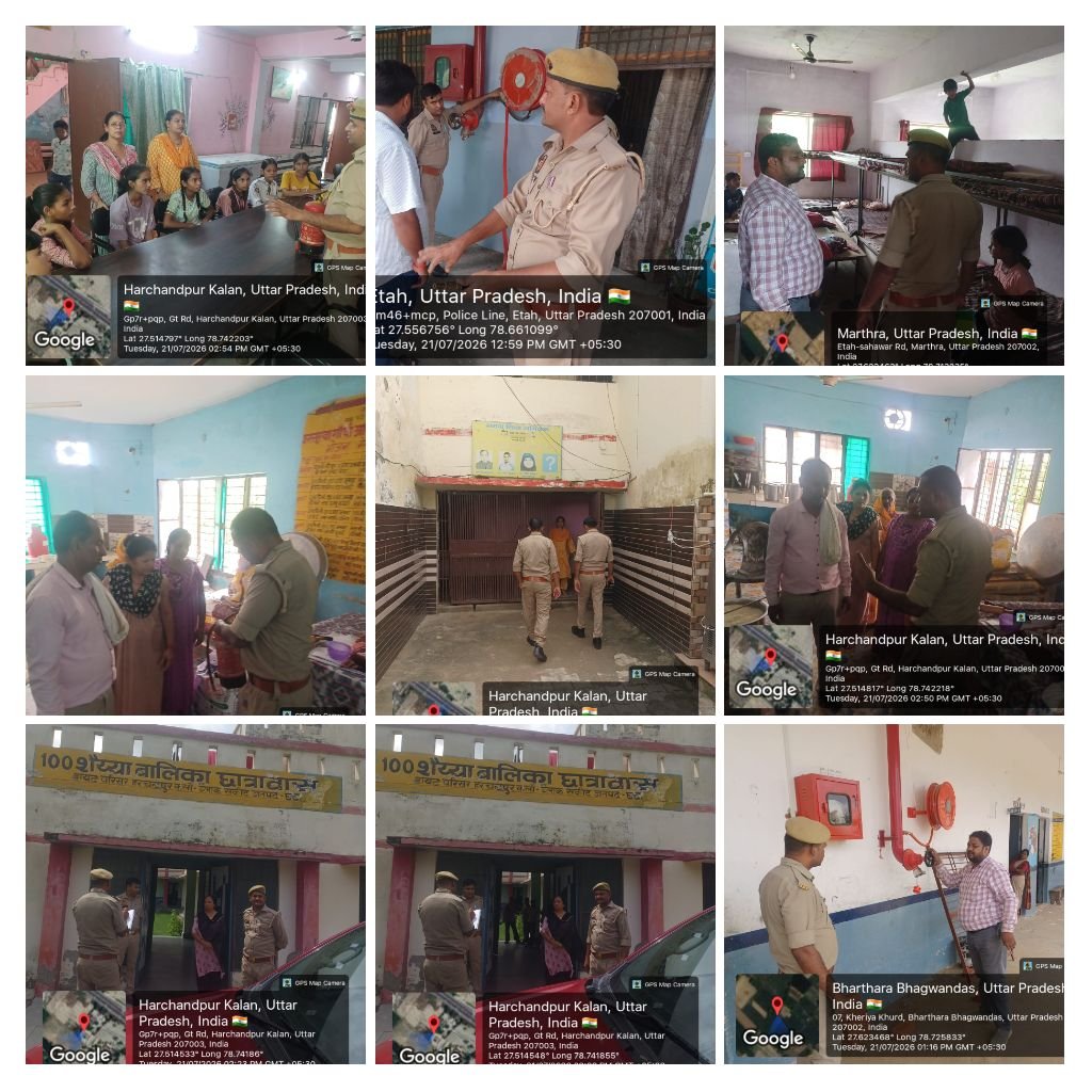 etah_fire's tweet photo. ADG UPF&amp;ES एव SSP Etah महोदय के आदेशानुसार Cfo Etah,के निर्देशन विशेष अभियान  के तहत,हॉस्टल/गर्ल्सहॉस्टल/पीजी में अग्निसुरक्षा निरीक्षण एव जागरूकता अभियान चलाया गया जिसके तहत फायर ऑडिट,सुरक्षा व्यवस्थाओं की जांच तथा कर्मचारियों को अग्नि सुरक्षा संबंधी प्रशिक्षण प्रदान किया https://t.co/en0szak5vZ