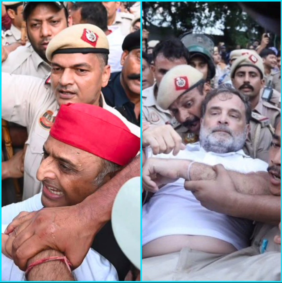 sarfarazzshafi's tweet photo. History will remember this: when BJP kept winning, media stayed silent, and journalists were too scared to speak, Rahul Gandhi and Akhilesh Yadav still showed up and stood with the students. That's courage, not politics.
#RahulGandhi #AkhileshYadav #NEETProtests #संसद_मार्च https://t.co/9h3GQSIKA9