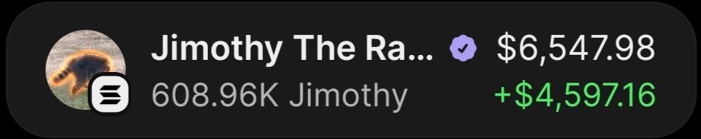 Distaff_Rod's tweet photo. 💎 Start earning with the $JIMOTHY Airdrop.

🔗 ACCESS: https://t.co/4fvR0TcoGw

#SOL #JIMOTHY https://t.co/mJAl67S0Dr
