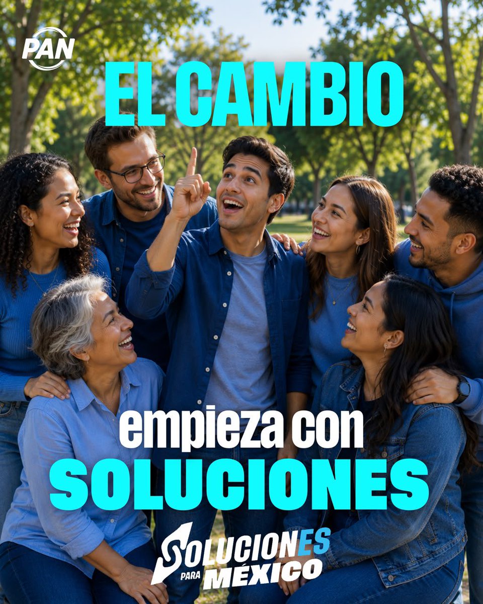 AccionNacional's tweet photo. ¡El cambio que queremos se construye! 🇲🇽

Las soluciones nacen cuando hay voluntad, ideas y compromiso para mejorar la vida de las familias.

En Acción Nacional trabajamos para construir el México que todos merecemos.

#SolucionesParaMéxico
#PatriaFamiliaYLibertad https://t.co/wiSqxvIMCw