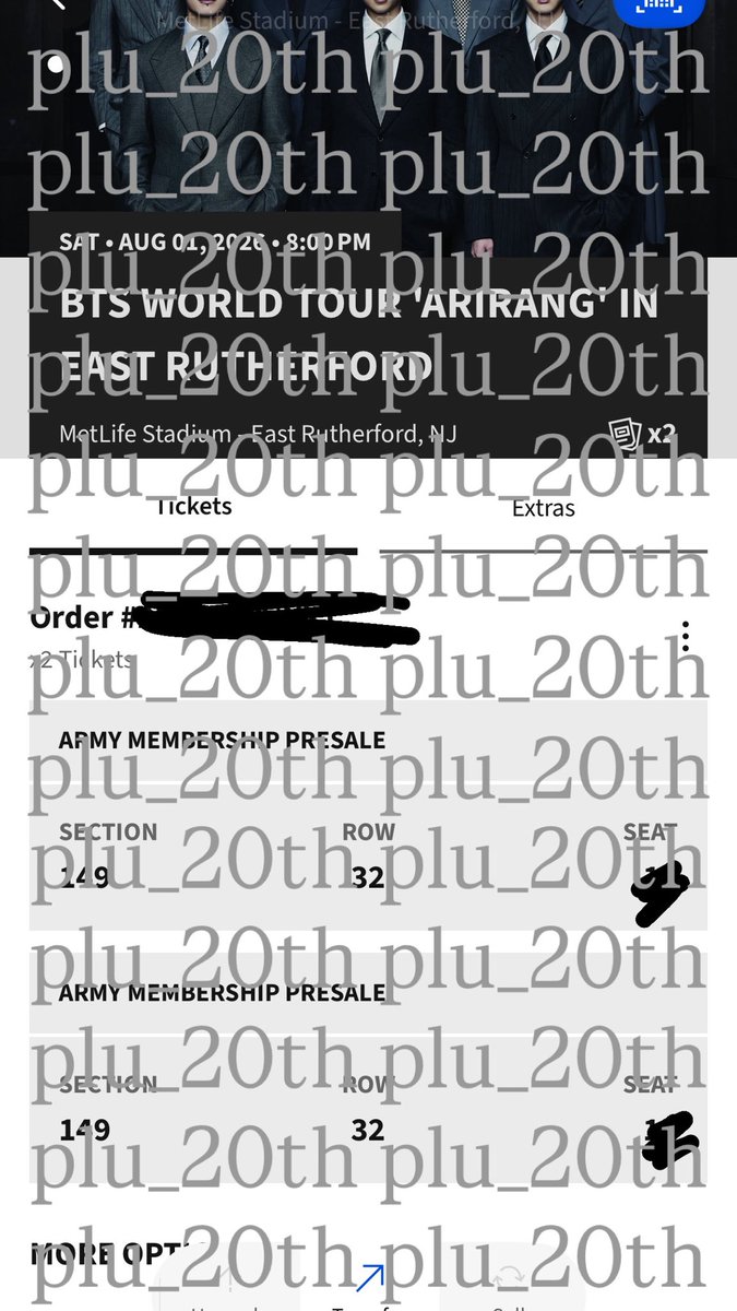 plu_20th's tweet photo. Hello Army, 

I am selling 2 tickets for #BTSMetLifeDay1 Section 149 at face value ($280 each), willing to separate them and only sell one as I still want to go!

I was able to get tickets for both MetLife days but have decided I’d rather sell so I can have money to buy merch! https://t.co/TwqKwWgLhF