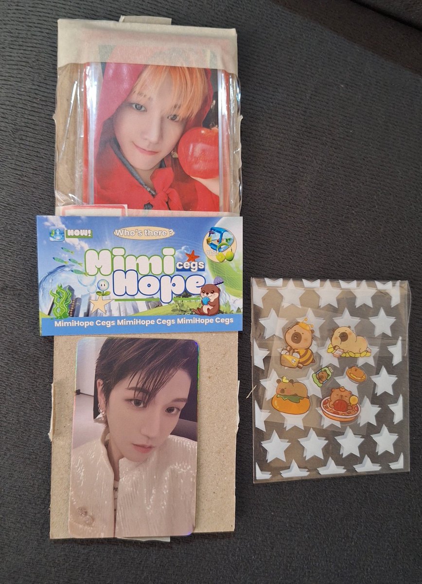 euiminghao's tweet photo. feedback super positivo para a @mimihopecegs, meus cards chegaram muito bem embalados e ainda veio brinde! o processo foi super tranquilo, a Júlia é muito transparente sempre, e é um amor também, a experiência foi ótima e ela se tornou uma gom mto confiável pra mim, obrigada!!! https://t.co/EY2BHRB8Gi