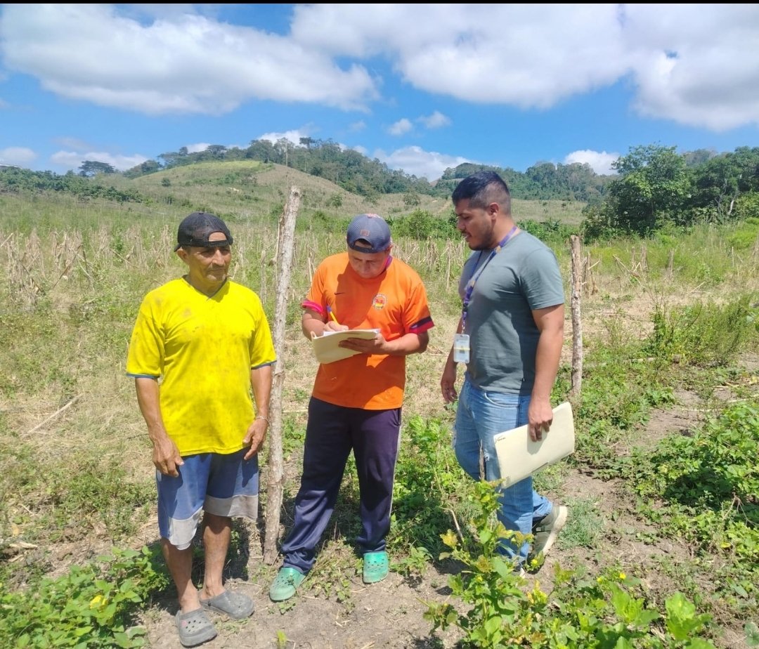 Agricultura_CZ4's tweet photo. #Manabí | Técnicos del Proyecto Integral de Regularización y Administración de Tierras Rurales, realizan inspección en predios rurales de la comunidad La Chonta parroquia Eloy Alfaro del cantón #Chone, previo al proceso de legalización.
#GobiernoDelEcuador https://t.co/fWMZm4SCJc