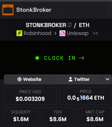 bubblegum_dee's tweet photo. Hello @vladtenev 

This is your moment to step into $StonkBroker on @RobinhoodApp 

A community-driven project bringing NFTs, tokens, and tokenized stocks together on Robinhood Chain

The early builders are already here

Don't miss to notice 🚀