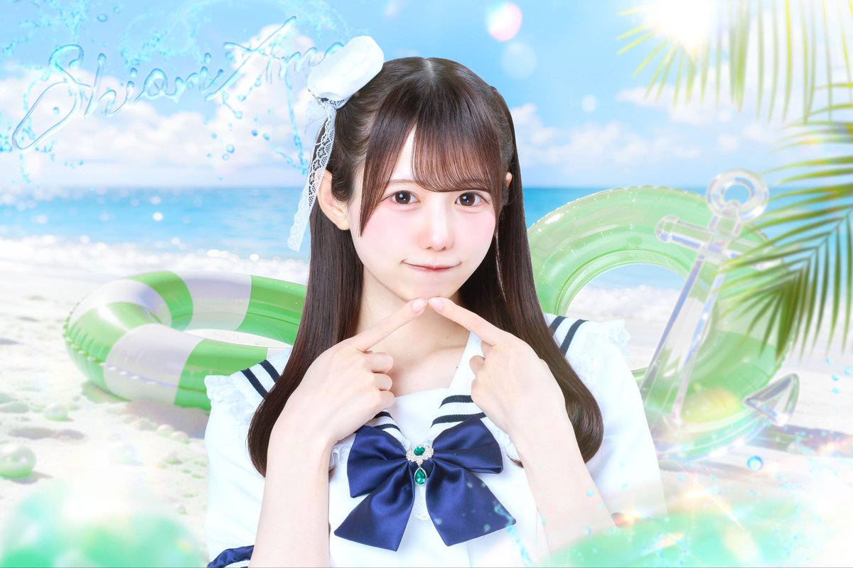LASTSCENE_idol's tweet photo. ⋆˙⟡ 𝑺𝒖𝒎𝒎𝒆𝒓 𝑽𝒊𝒔𝒖𝒂𝒍⋆˙⟡

💚天羽しおり @LASTSCENE_amo 
『あもと最高の夏過ごそう 🍧』

#ラストシーン https://t.co/sKX3GNRVPj