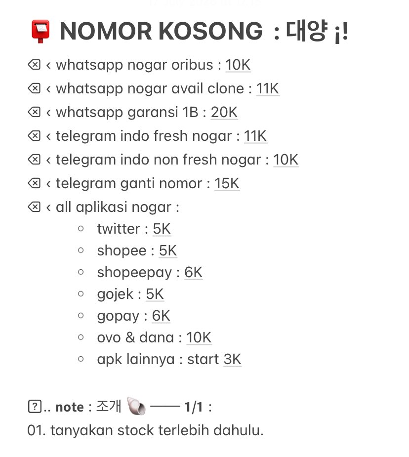 dearnekia's tweet photo. @hardcorse hellO___o  !?  🚖🚏  ◠  kamu lagi cari seller nokos murah, proses cepet, dan terpercaya ? 😗🌀 𓄹 di Nekia jawabannya >_______< ! 💗

꒰l ׅ  ׄ 👧🏻 ׅ  ׄ ˓˓ contact  : https://t.co/qdjZ08fiyI
꒰l ׅ  ׄ 🎀 ׅ  ׄ ˓˓ 2OO+ proof  :  https://t.co/X1dAyIR2Hi https://t.co/sa0QEHWvuq