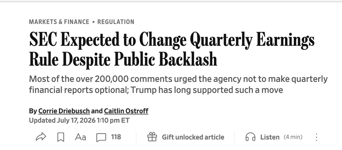 herbgreenberg's tweet photo. It didn't matter how many people argued against it; this was a foregone conclusion from the moment it was proposed as The Golden Age of Grift powers on. https://t.co/Pqv33F2tLa