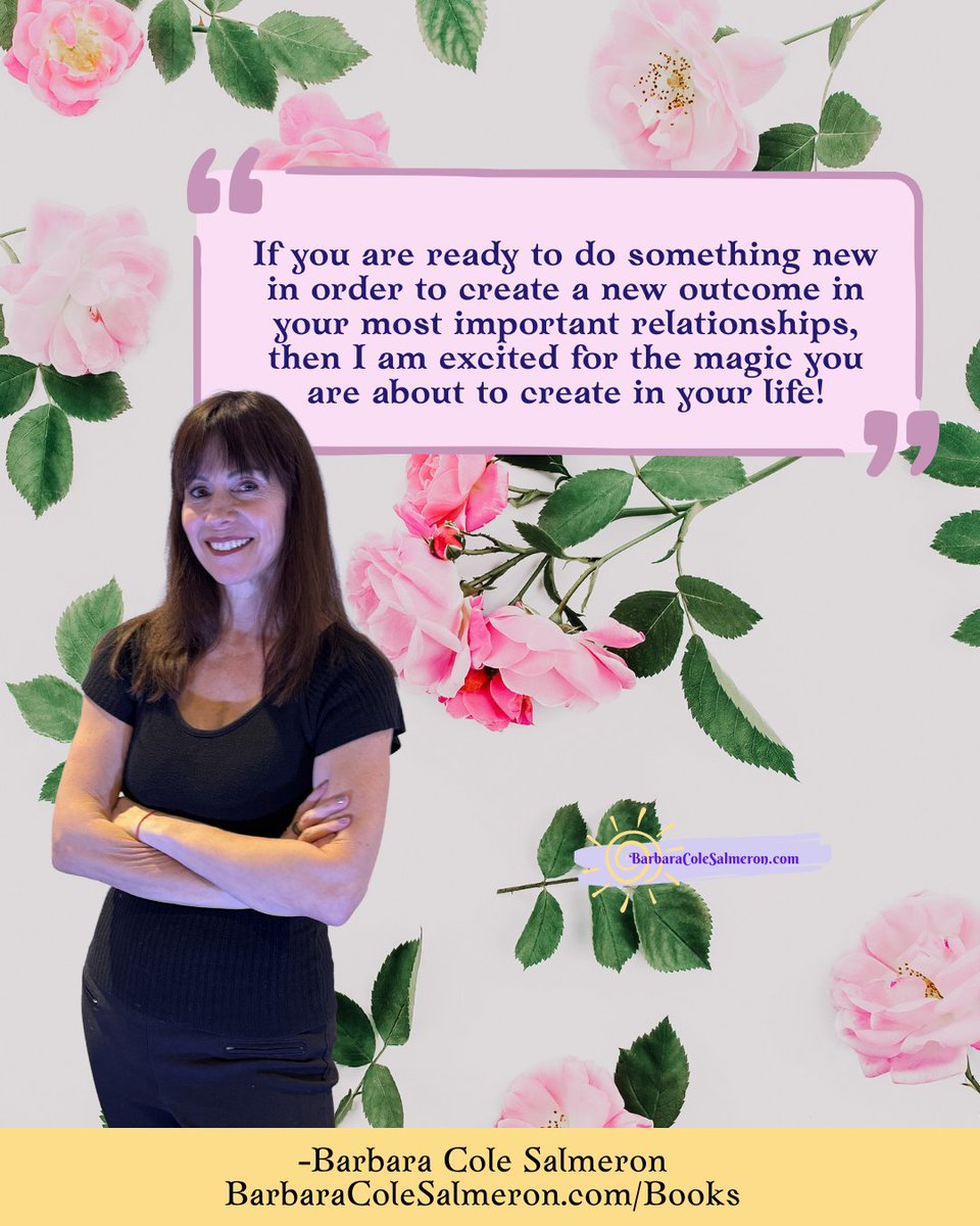 BColeSalmeron's tweet photo. Are you ready? ๐๐ค
#author #quotes #relationshipcoaching #onlinecoach #relationships #honeymoonforever #dallastexas #BarbaraColeSalmeron #EmpoweredRelationships #ScienceofStressRelief https://t.co/6buYF4x53S