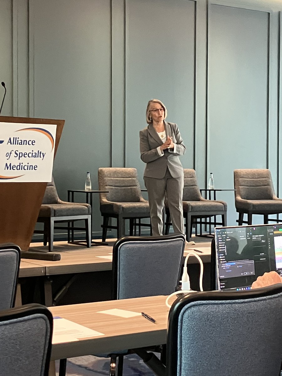 SpecialtyDocs's tweet photo. The Alliance is so happy to have our first speaker at #ASMFLYIN, Rep. Miller-Meeks, an ophthalmologist and leader on several healthcare issues.  Welcome! @RepMMM https://t.co/bdvgfkUa9b