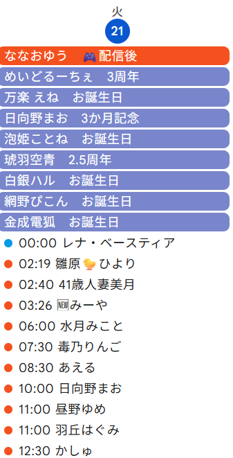v_stream_check's tweet photo. 7/21

🆕🟠みーや https://t.co/jorfHwOPwp