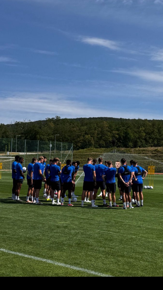 Slokesss's tweet photo. Jamie Vardy spotted at #swfc training camp in Budapest 🦉 https://t.co/iW4o4CMB28